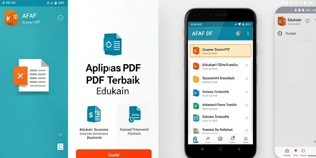 Antarmuka AFAF saat memindai dokumen PDF dengan tampilan bersih.
