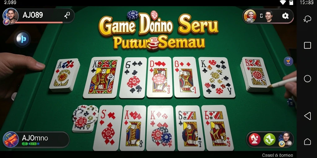 Tampilan intuitif AJO89 yang membuat permainan domino lebih menarik.