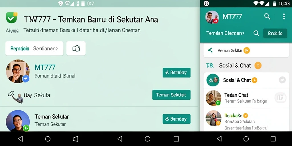 Antarmuka pengguna MT777 yang sederhana dan menarik.